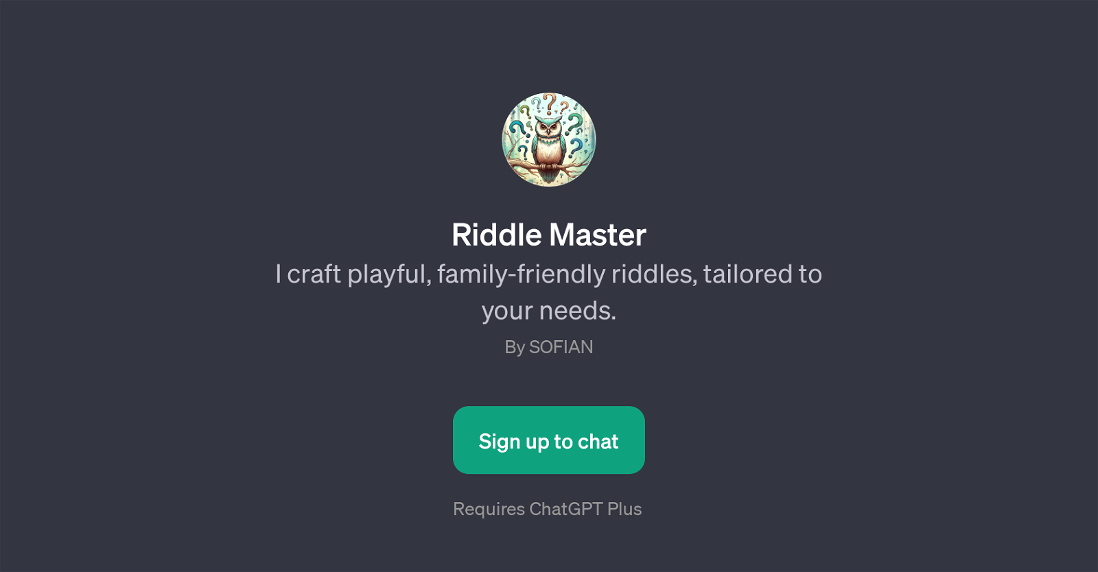 Riddle Master website