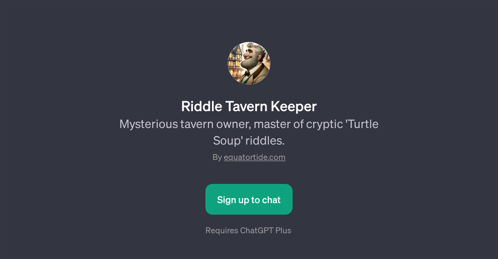 Riddle Tavern Keeper website