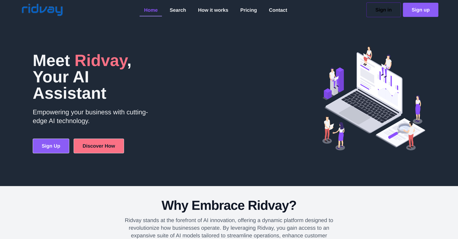 Ridvay website