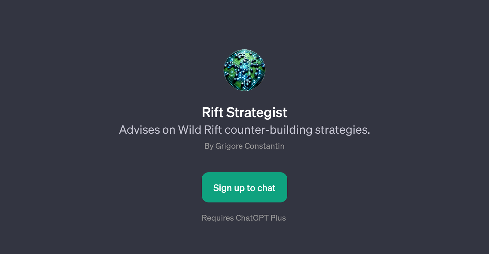 Rift Strategist website