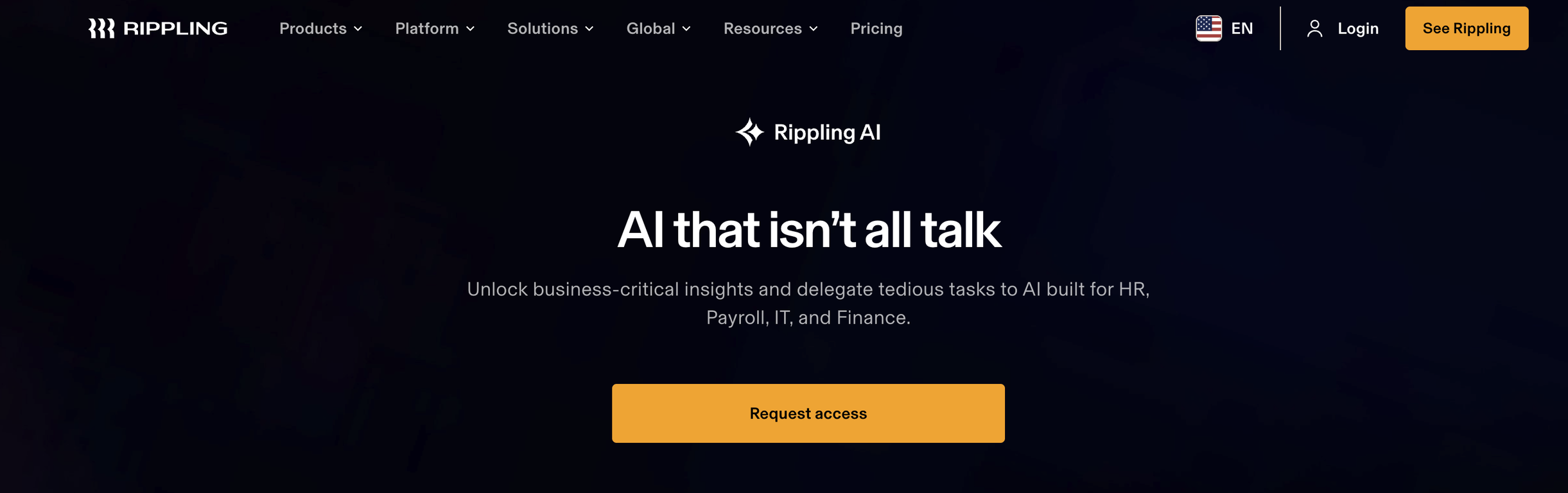 Rippling AI website