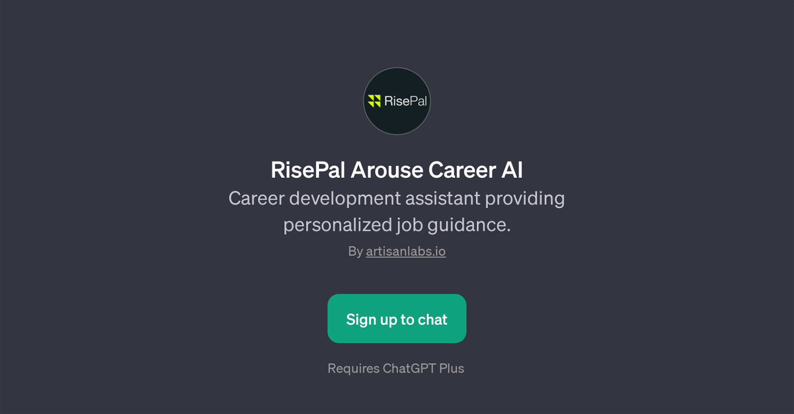 RisePal Arouse Career AI website