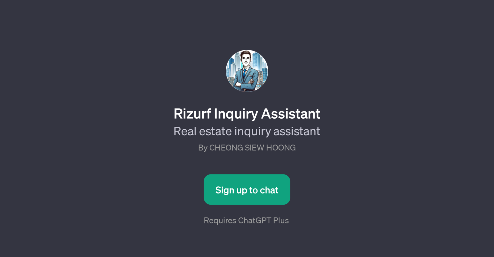 Rizurf Inquiry Assistant website
