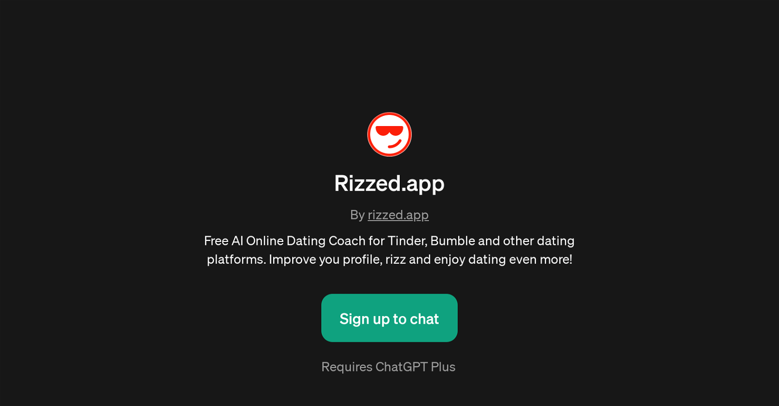 Rizzed.app website