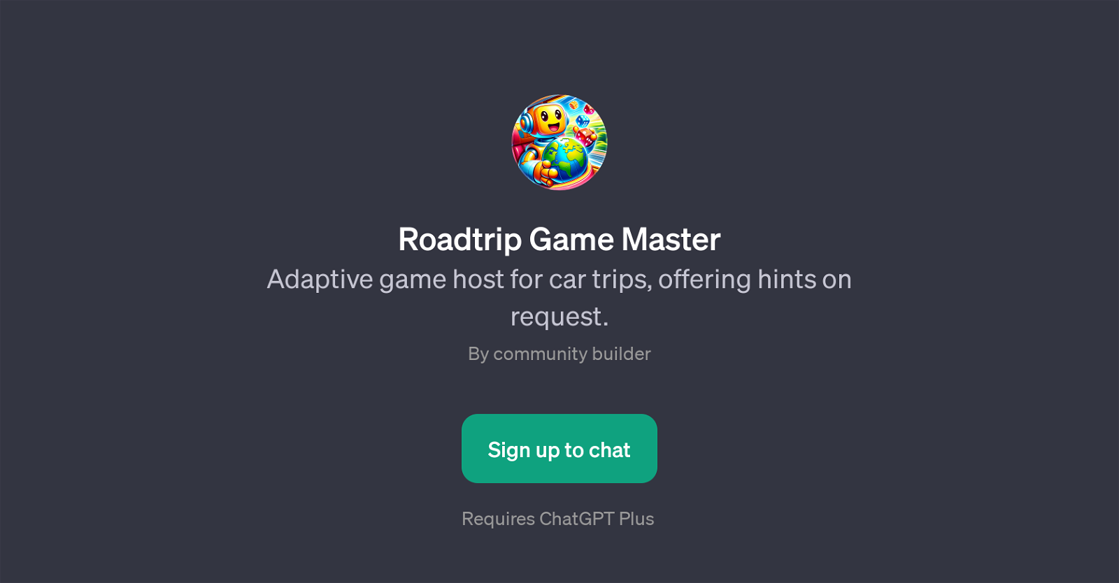 Roadtrip Game Master website