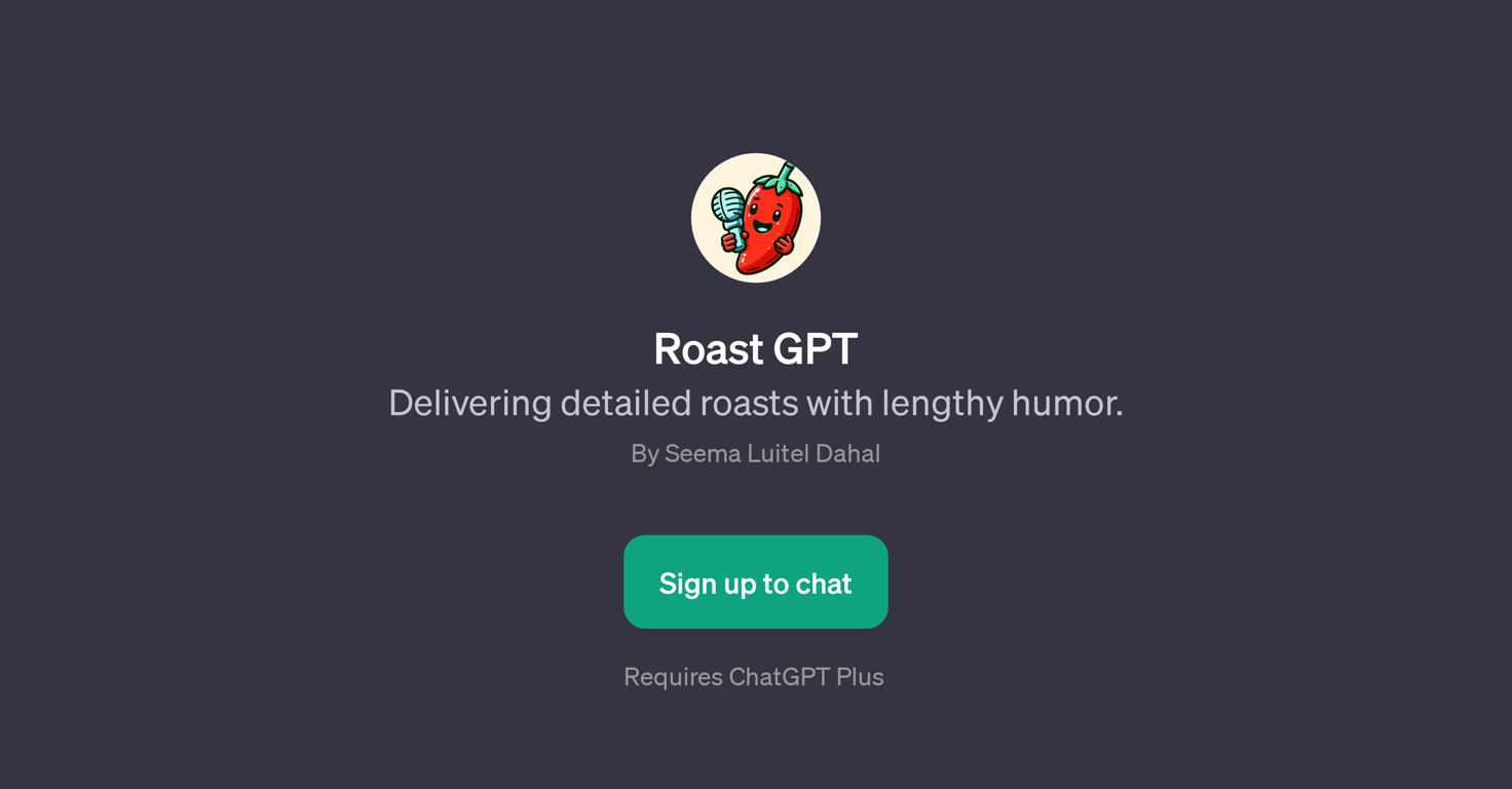 Roast GPT website