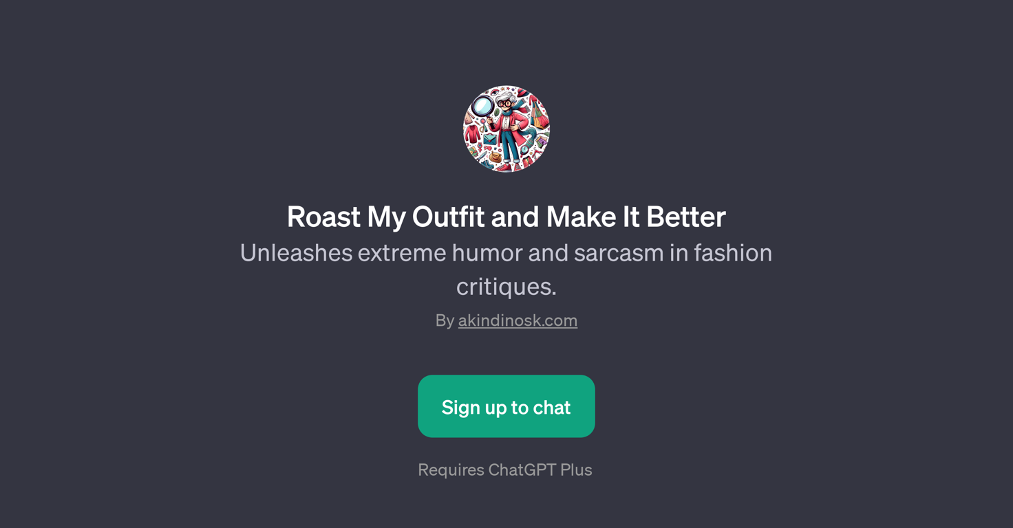Roast My Outfit and Make It Better website