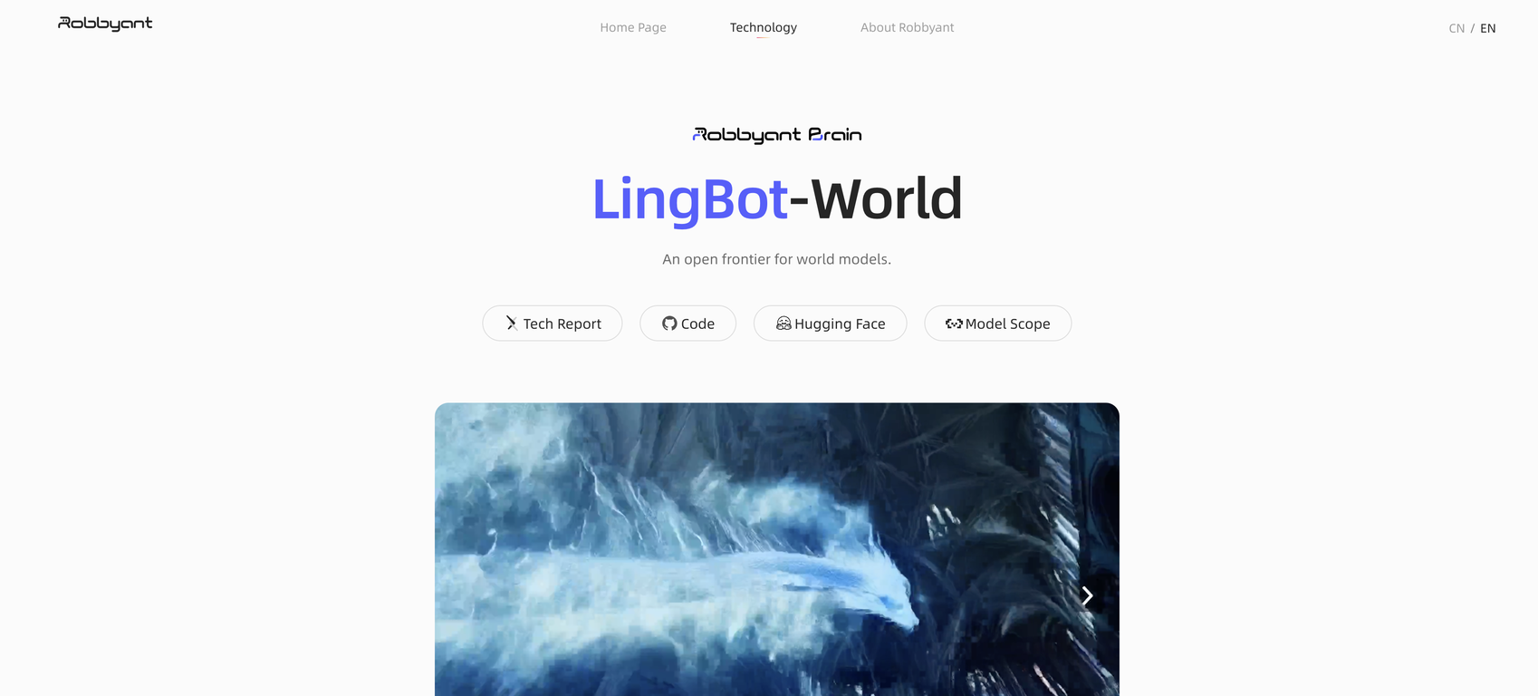 Robbyant LingBot-World website