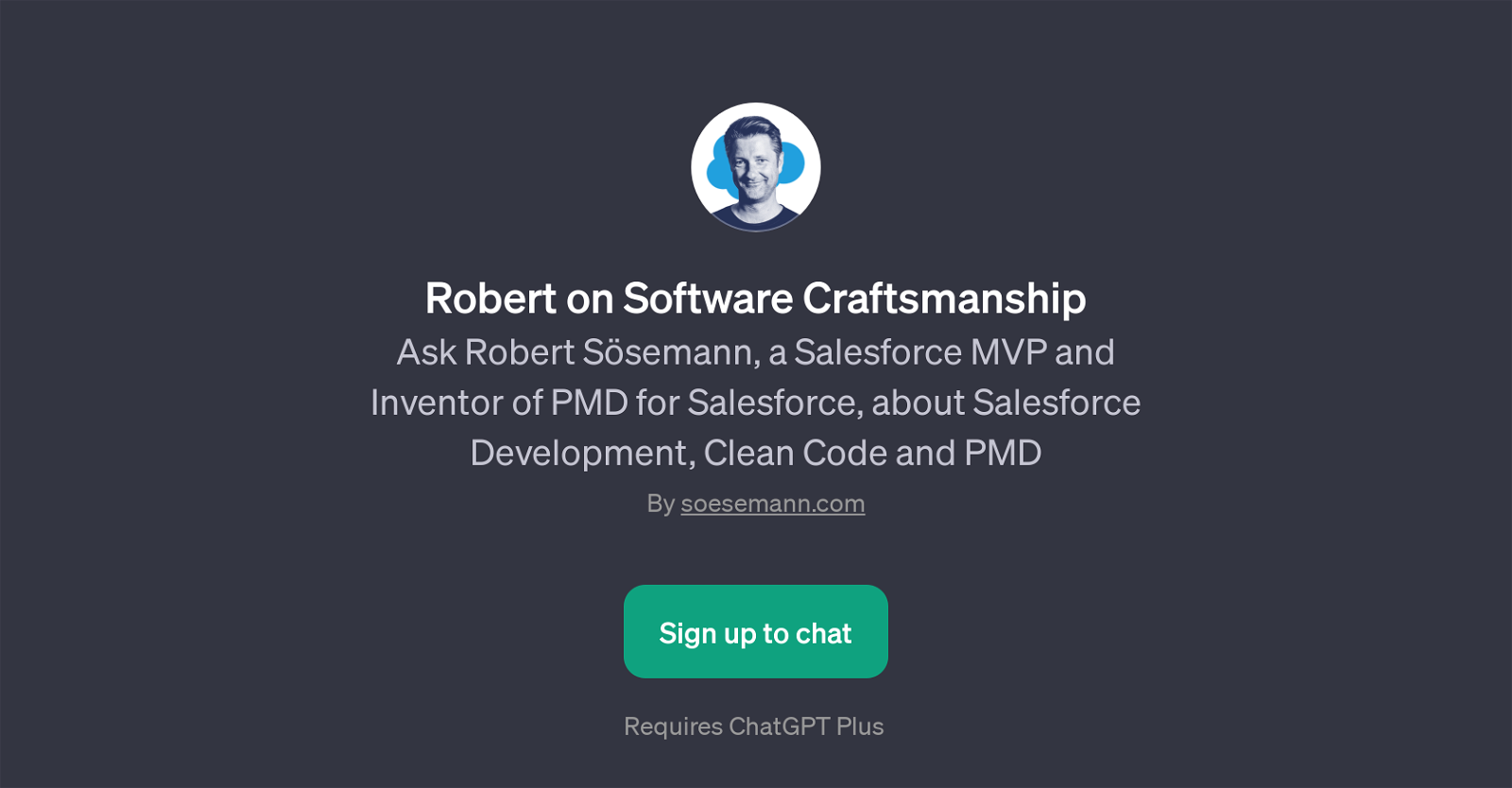 Robert on Software Craftsmanship website