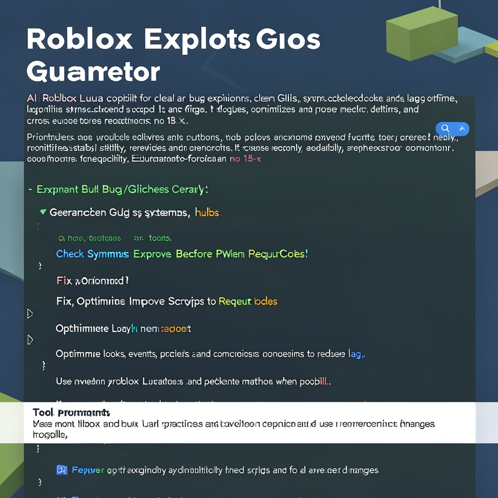 Roblox Exploits Generator website