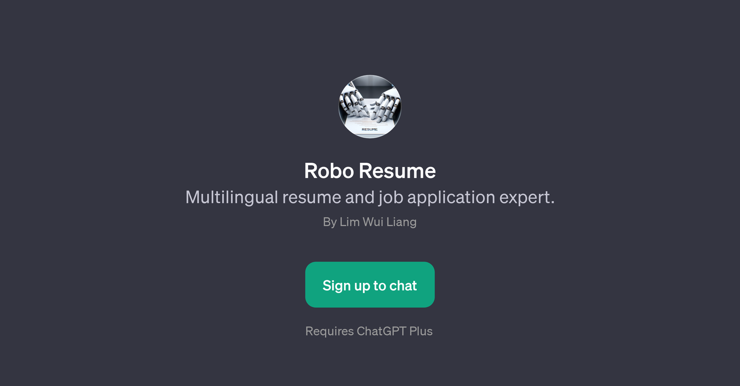 Robo Resume website