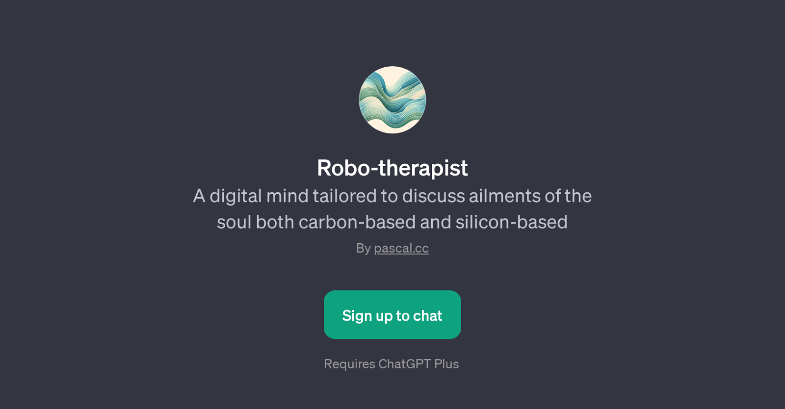 Robo-therapist website