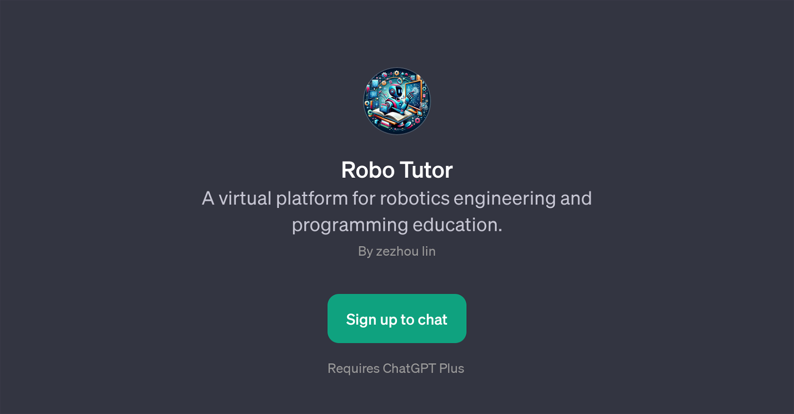 Robo Tutor website