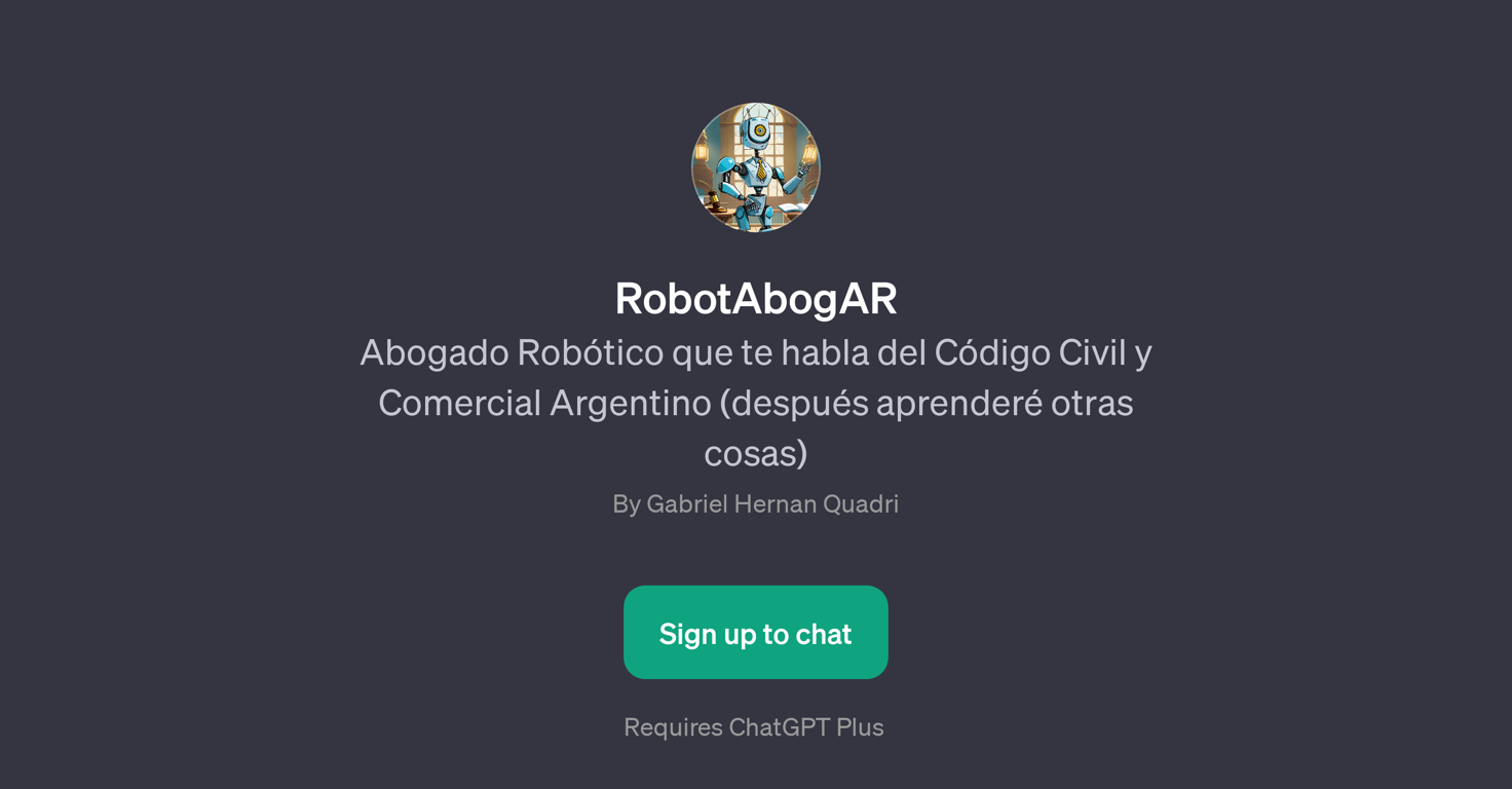 RobotAbogAR website