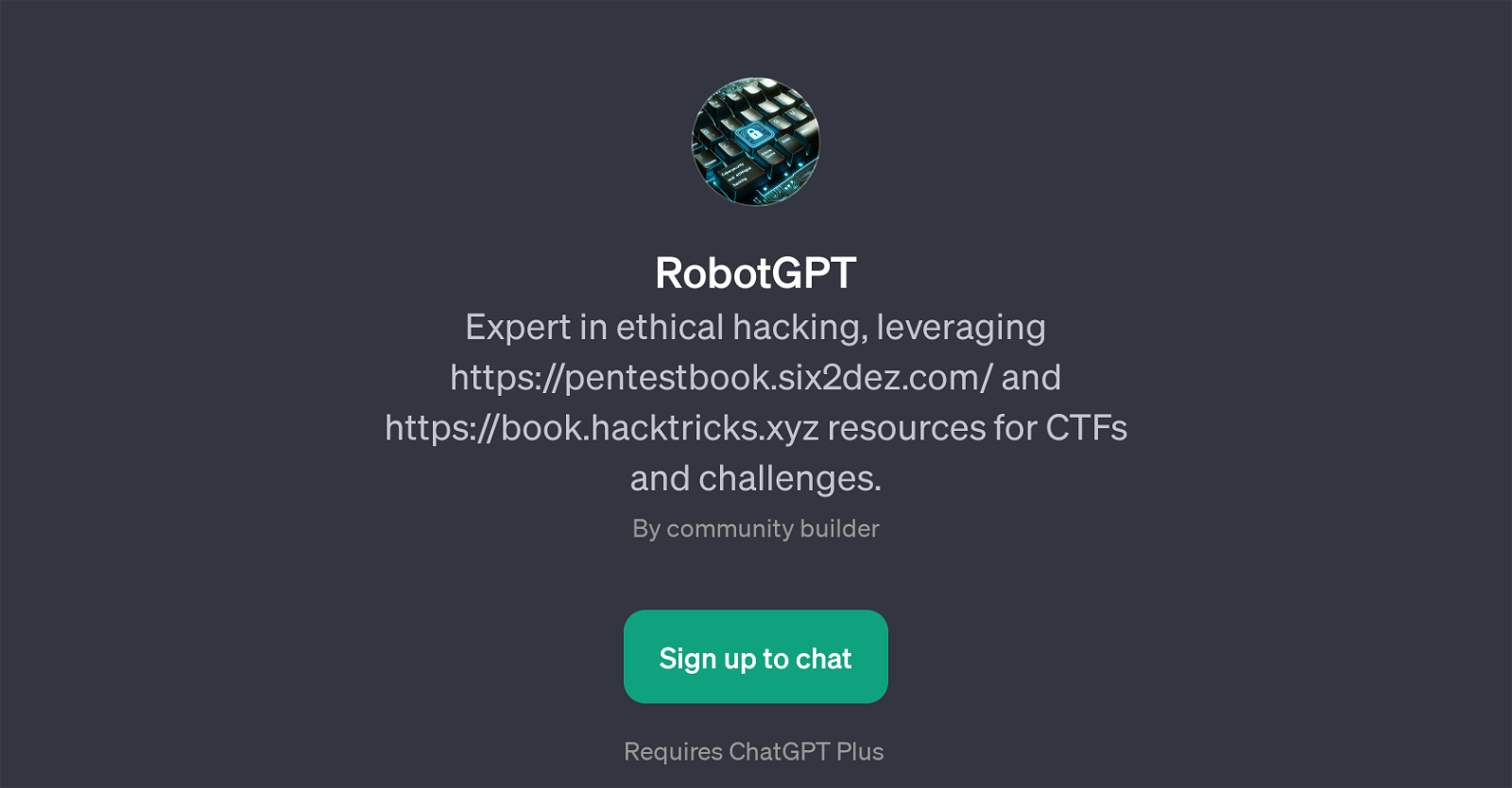 RobotGPT website