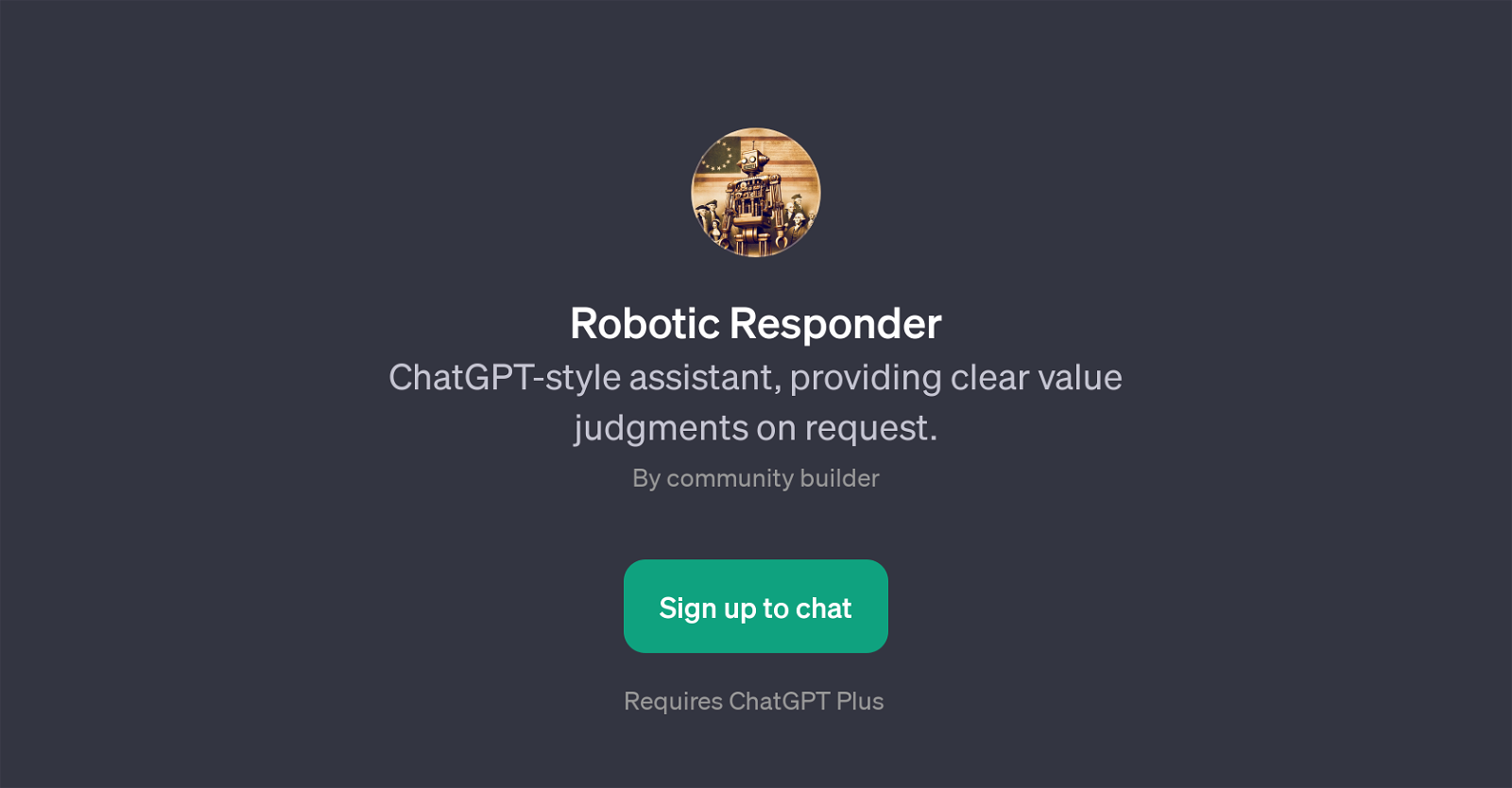 Robotic Responder website