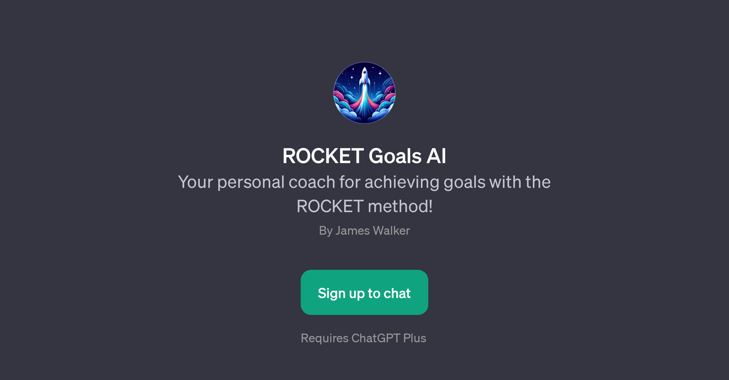 ROCKET Goals AI website