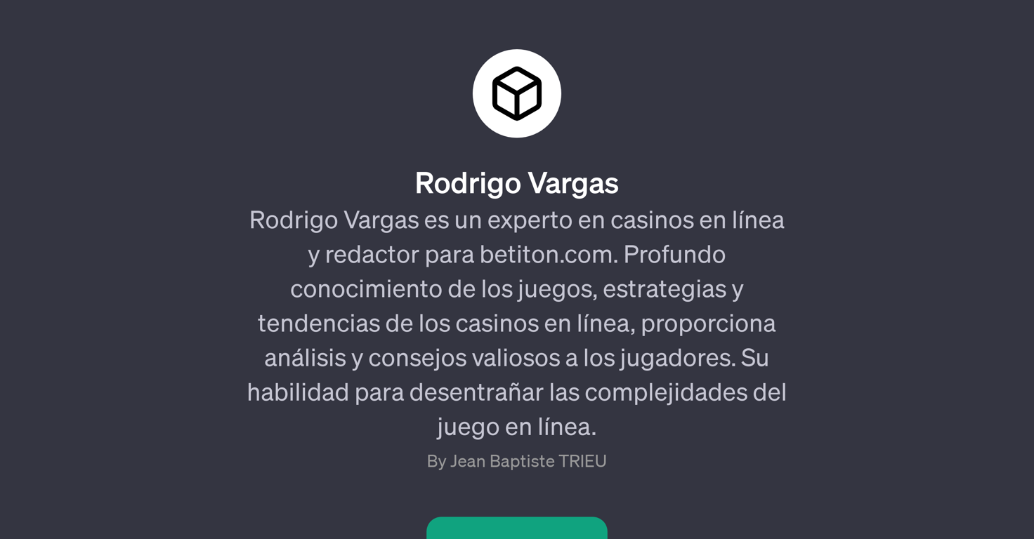 Rodrigo Vargas website