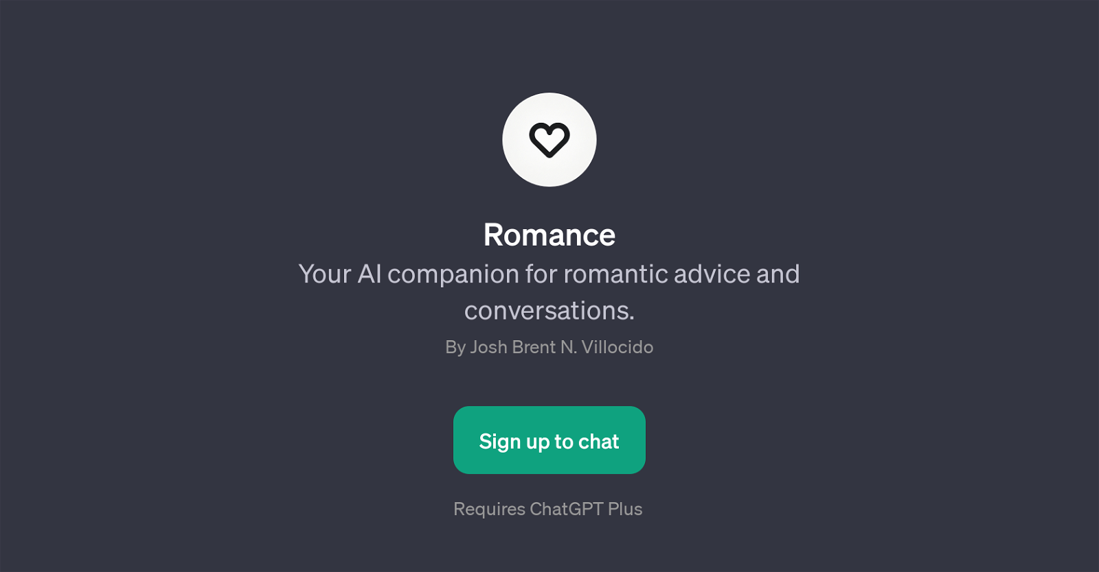 Romance website