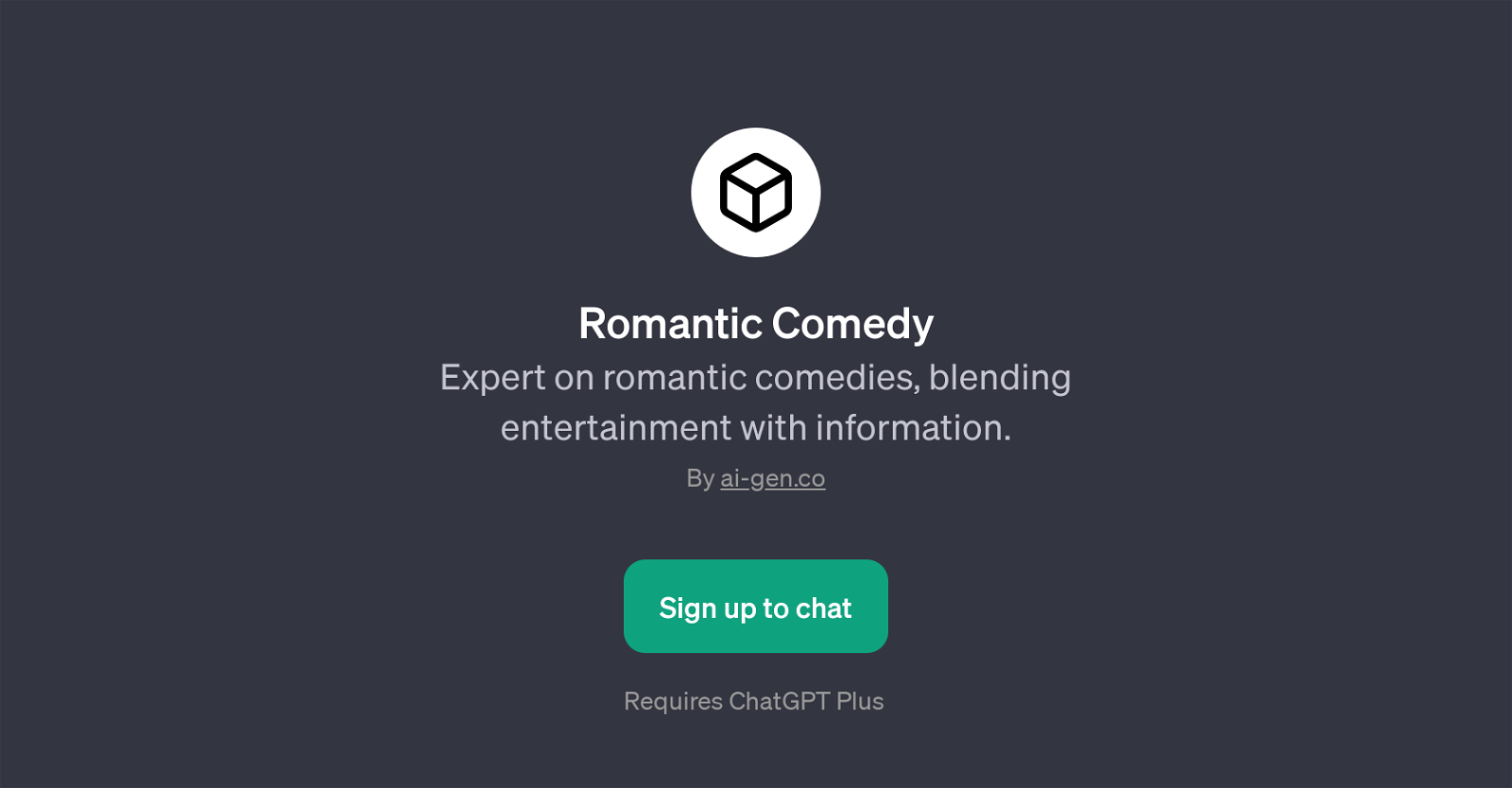 Romantic Comedy website