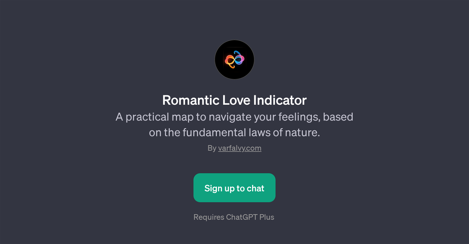 Romantic Love Indicator website