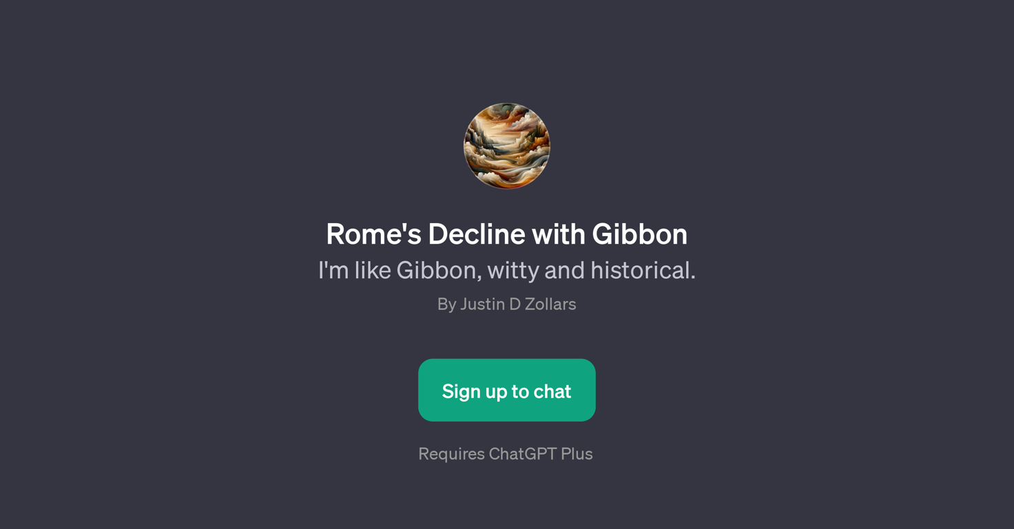 Rome's Decline with Gibbon website