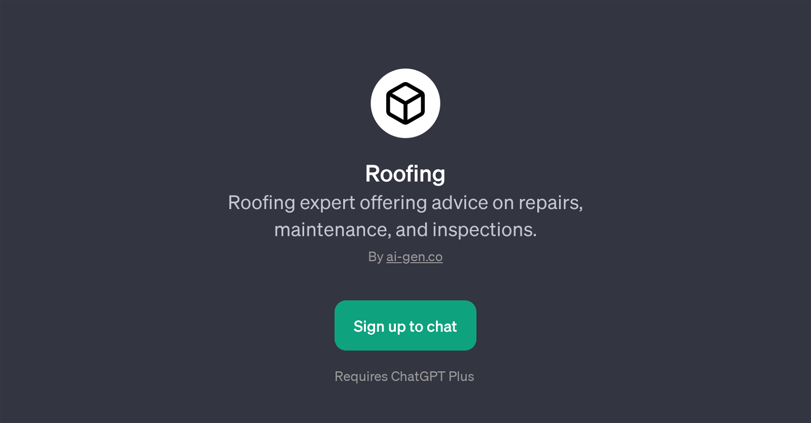 Roofing website