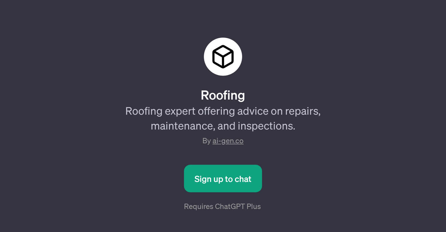 Roofing website