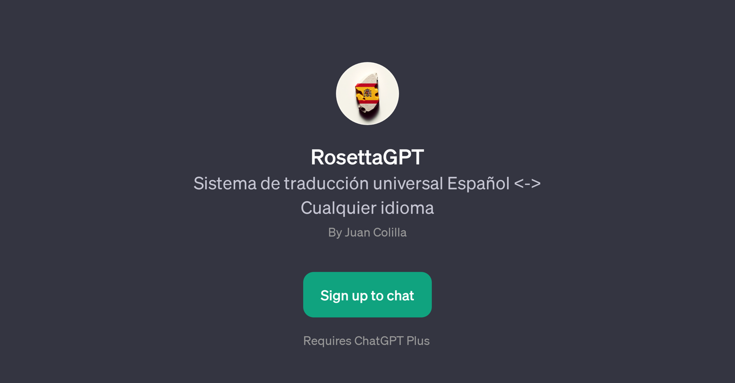 RosettaGPT website