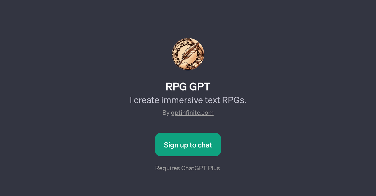 RPG GPT website