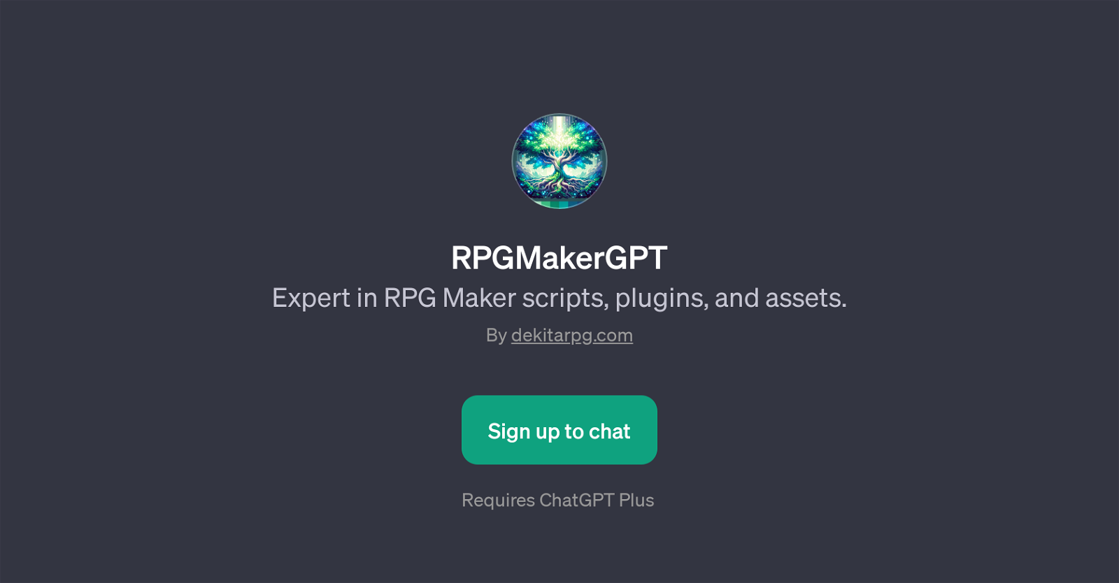RPGMakerGPT website