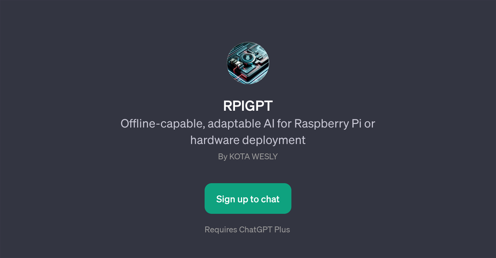 RPIGPT website
