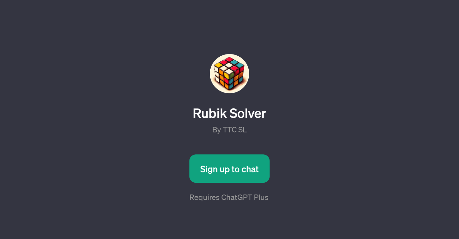 Rubik Solver website