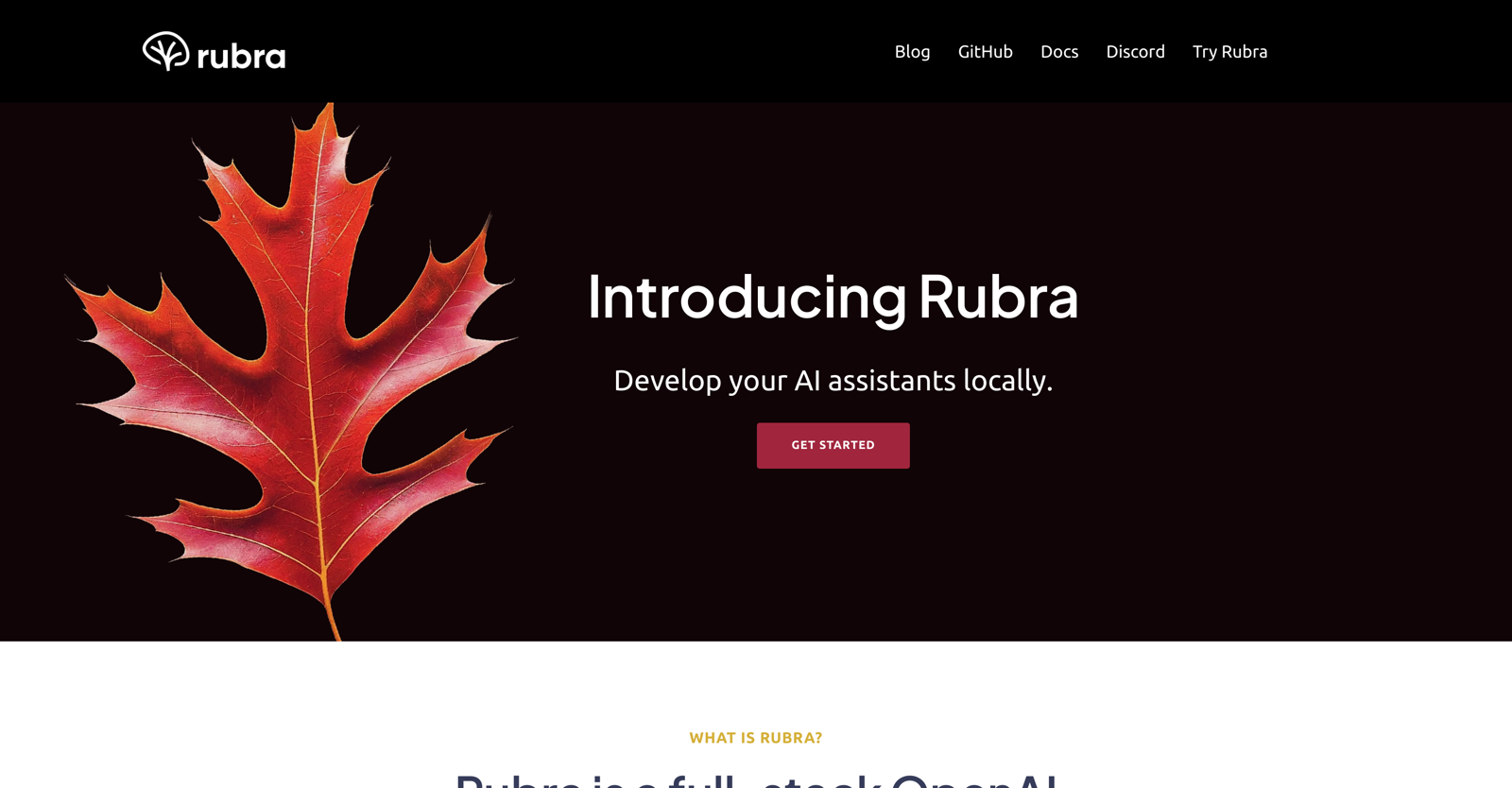 Rubra website