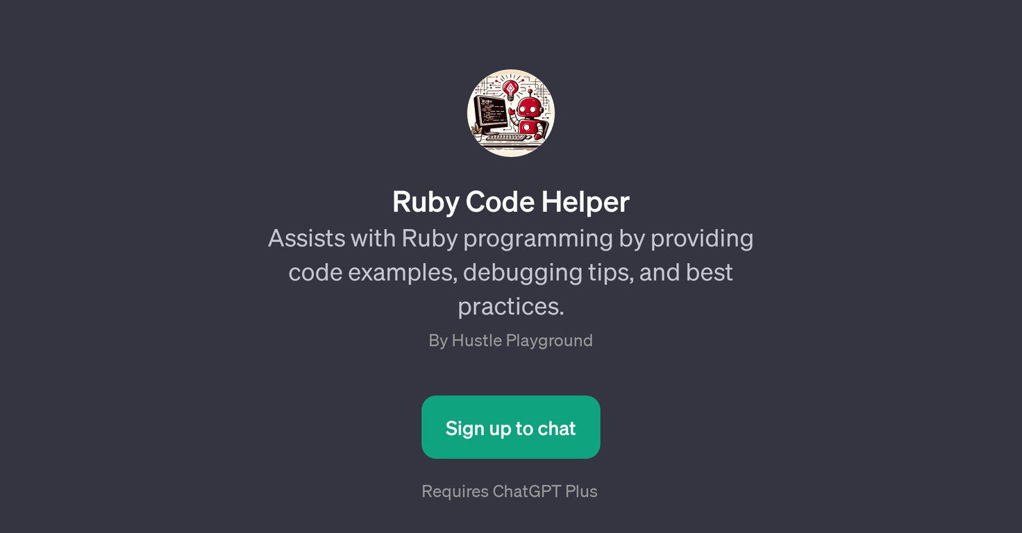 Ruby Code Helper website