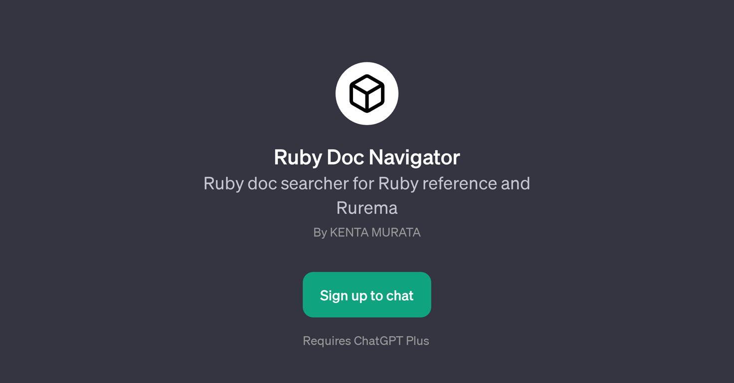 Ruby Doc Navigator website