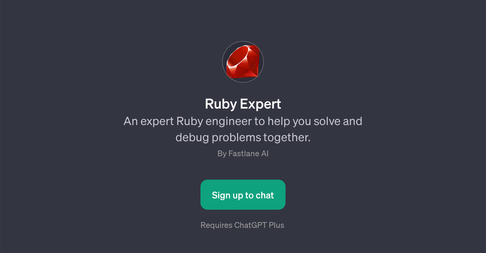 Ruby Expert website