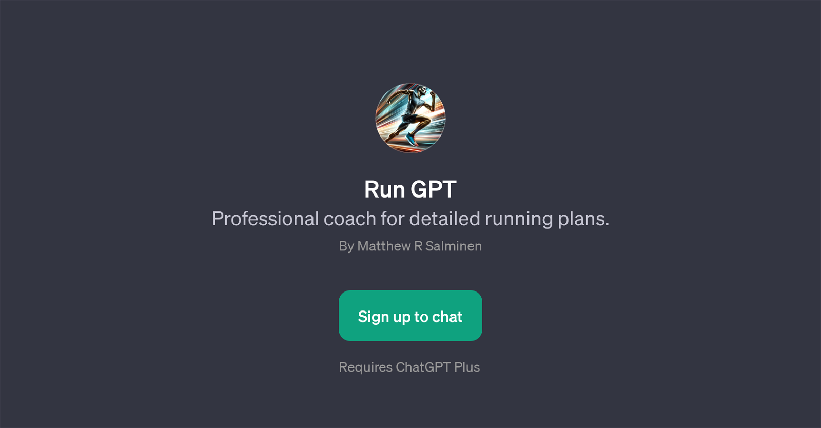 Run GPT website