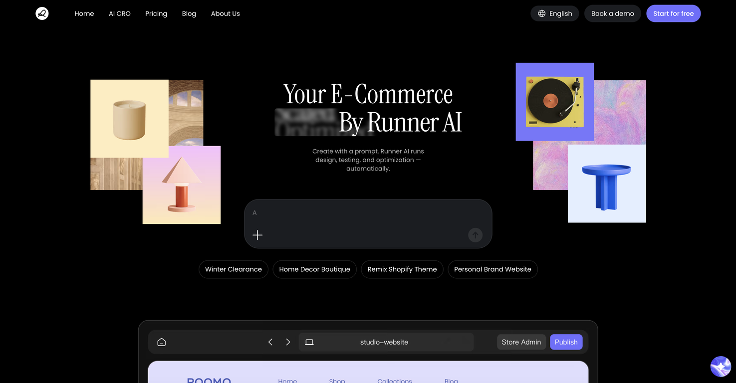 Runner AI website