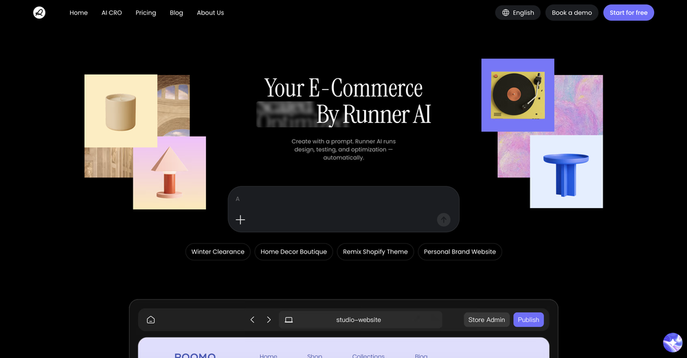 Runner AI website