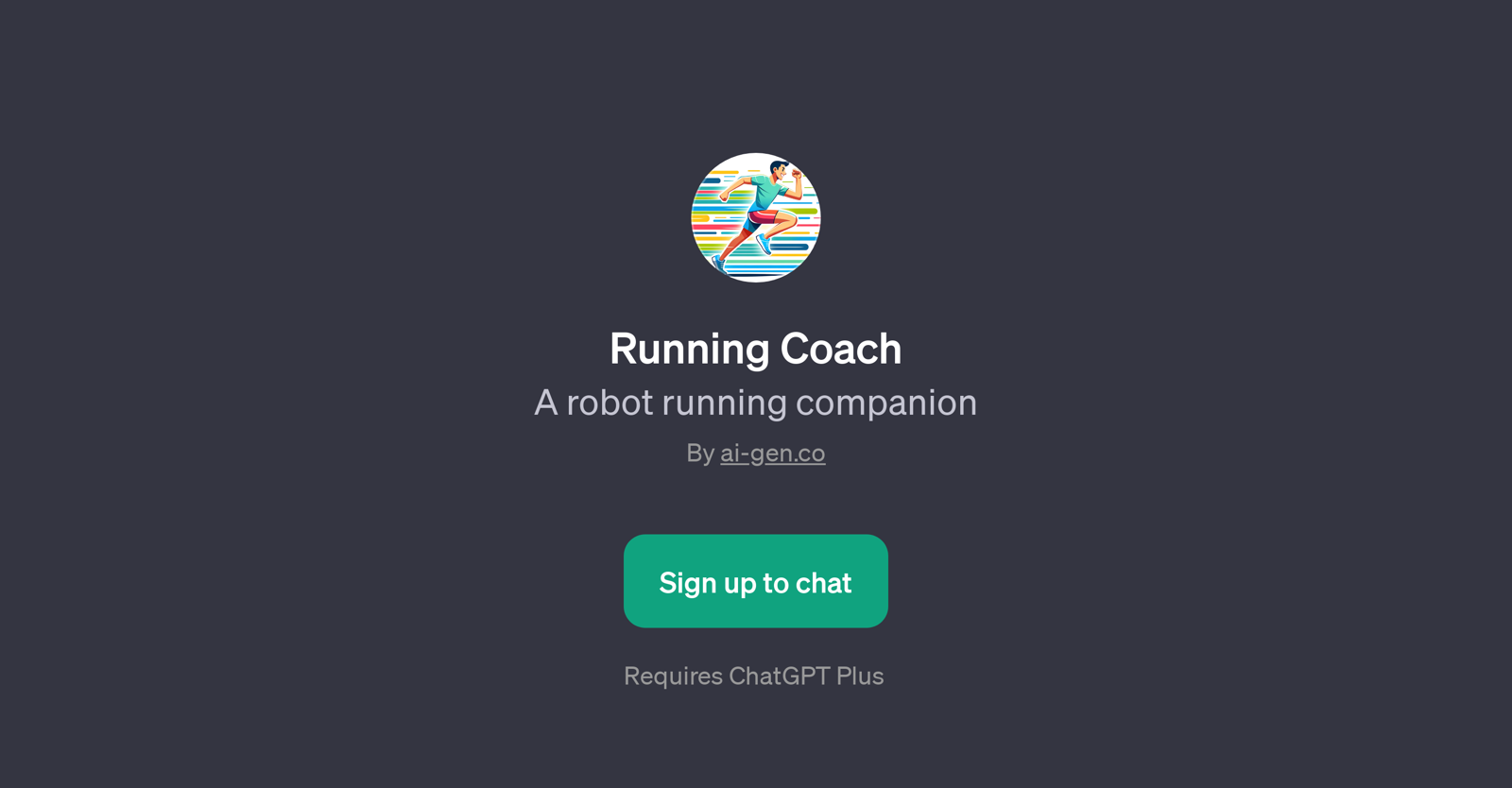 Running Coach website