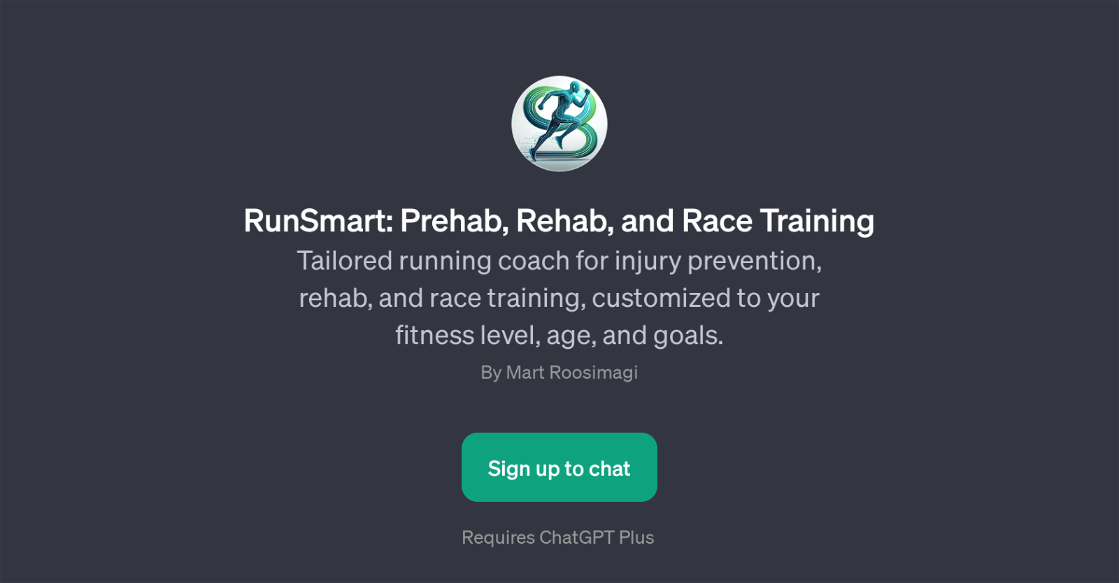 RunSmart: Prehab, Rehab, and Race Training website