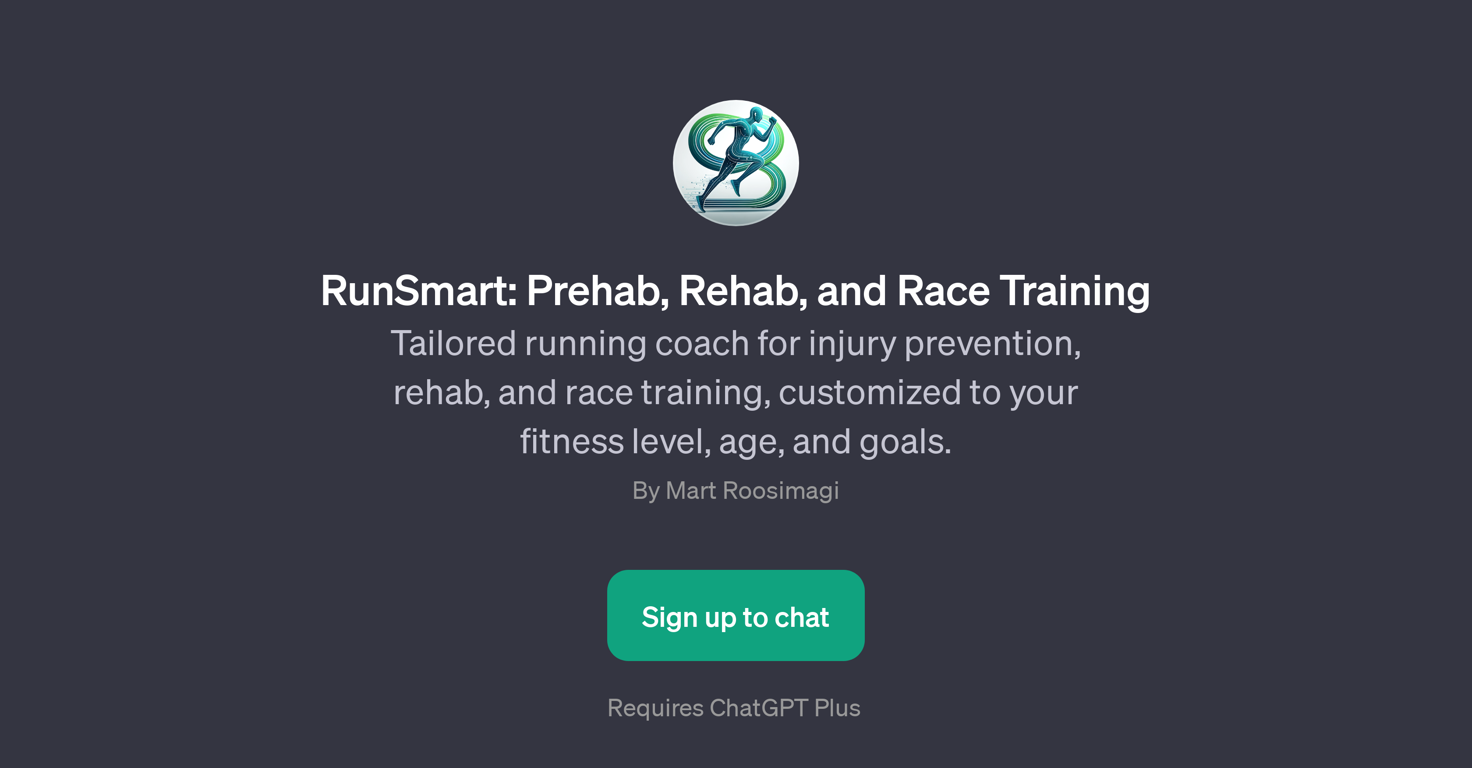 RunSmart: Prehab, Rehab, and Race Training website