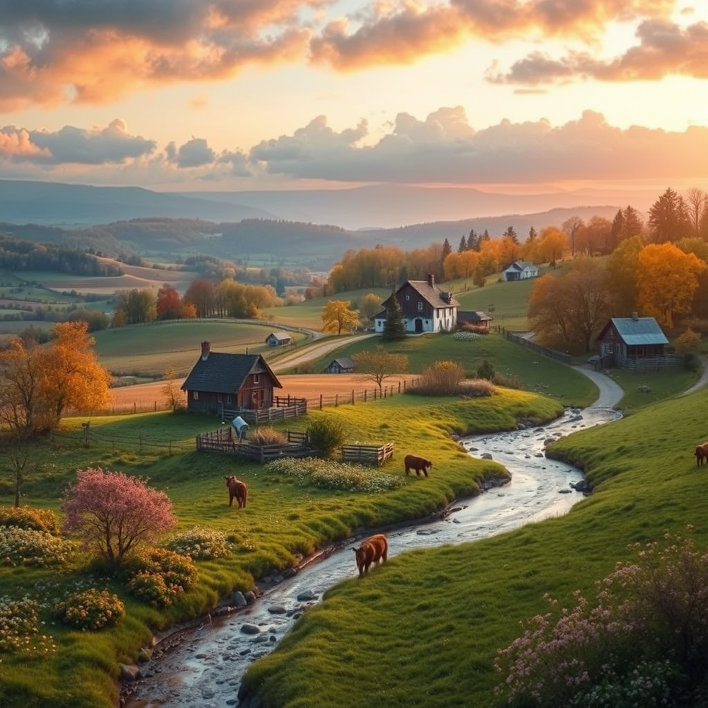 Rural Scene Generator website