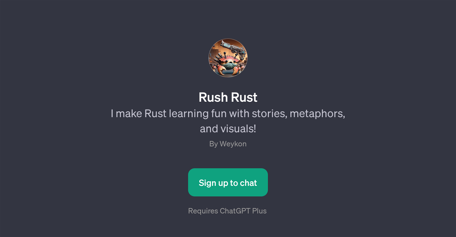 Rush Rust website