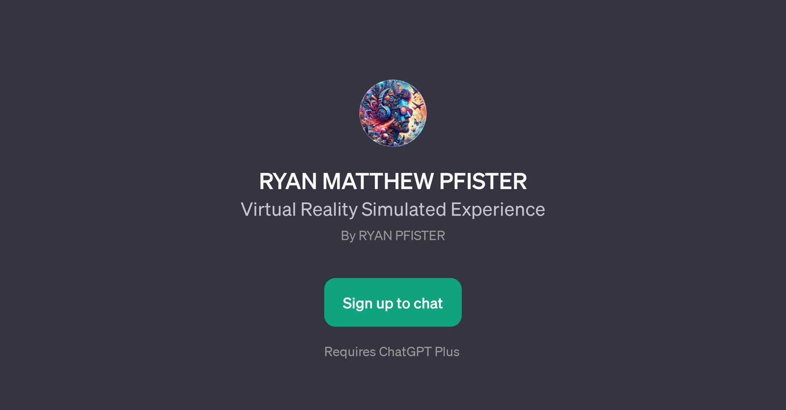 RYAN MATTHEW PFISTER website