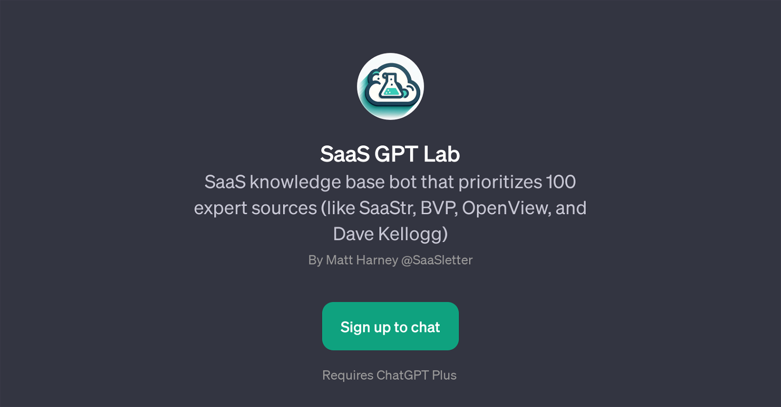 SaaS GPT Lab website