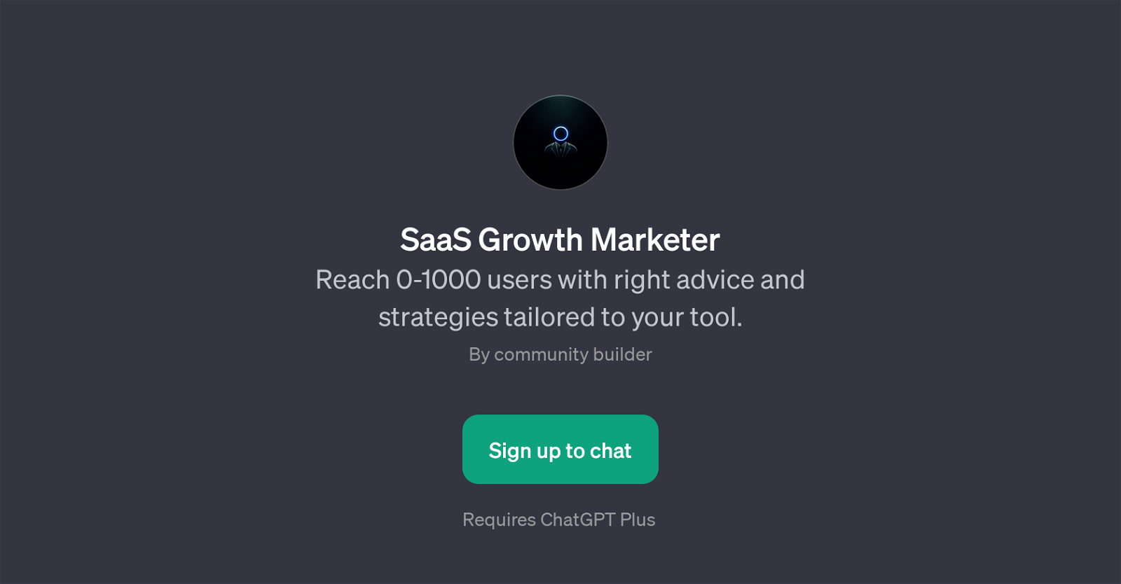 SaaS Growth Marketer GPT website