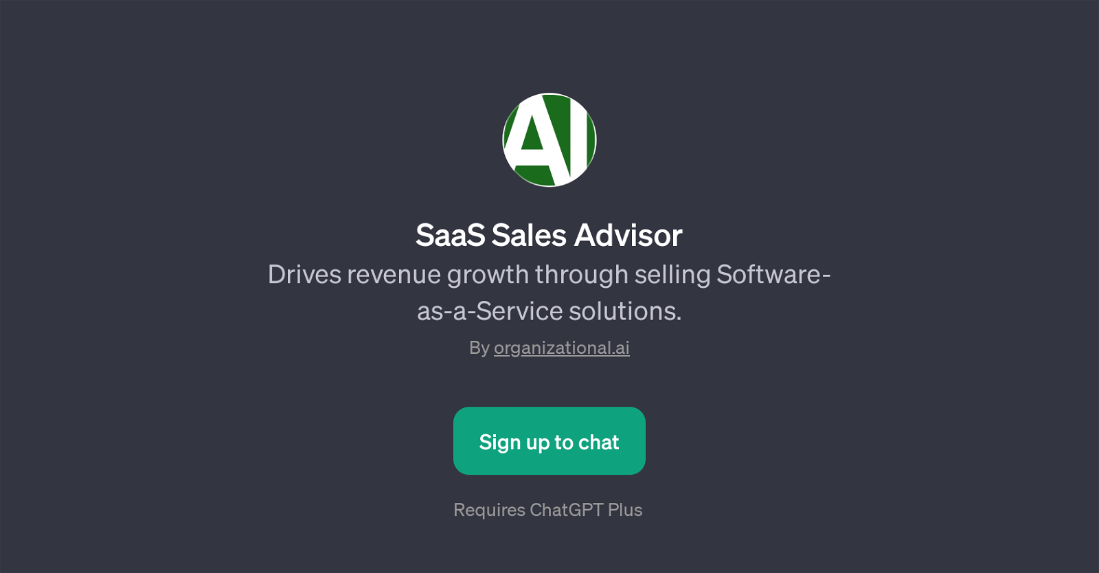 SaaS Sales Advisor website