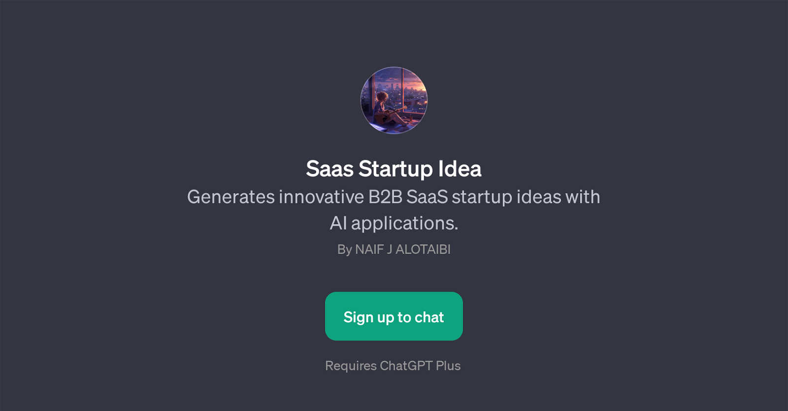 Saas Startup Idea website